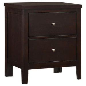 Juego de dormitorio Carlton California King de 4 piezas Cappuccino