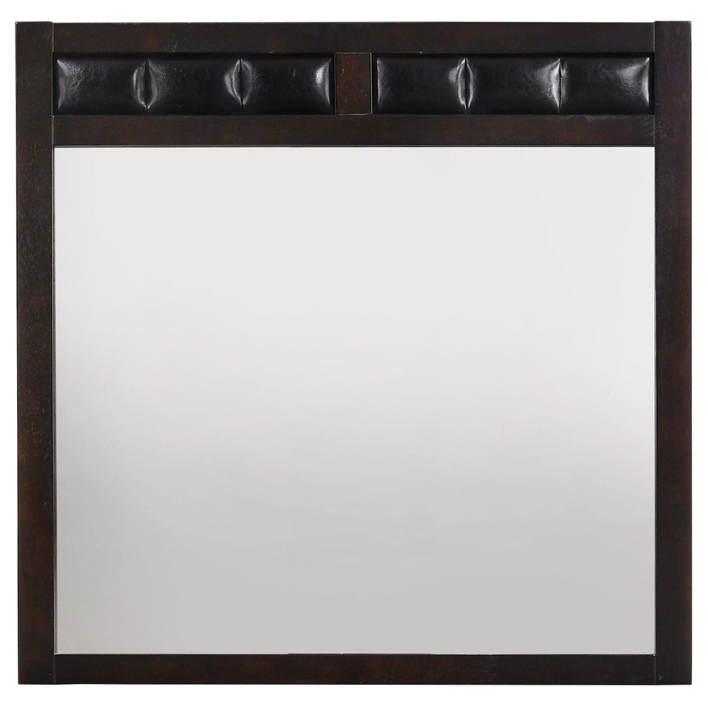 Juego de dormitorio Carlton de 5 piezas con dos camas individuales, color capuchino