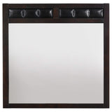 Juego de dormitorio Carlton de 5 piezas con dos camas individuales, color capuchino