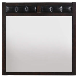 Juego de dormitorio Carlton de 5 piezas con dos camas individuales, color capuchino