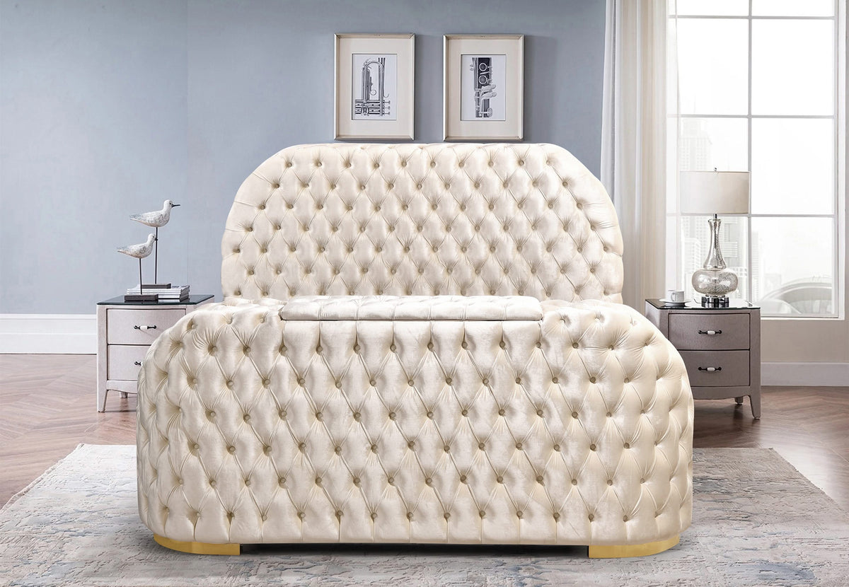 Leon Velvet Bed