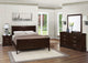 Juego de dormitorio Louis Philippe de 4 piezas Queen Cappuccino