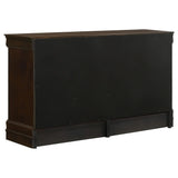 Juego de dormitorio Louis Philippe de 5 piezas Queen Cappuccino