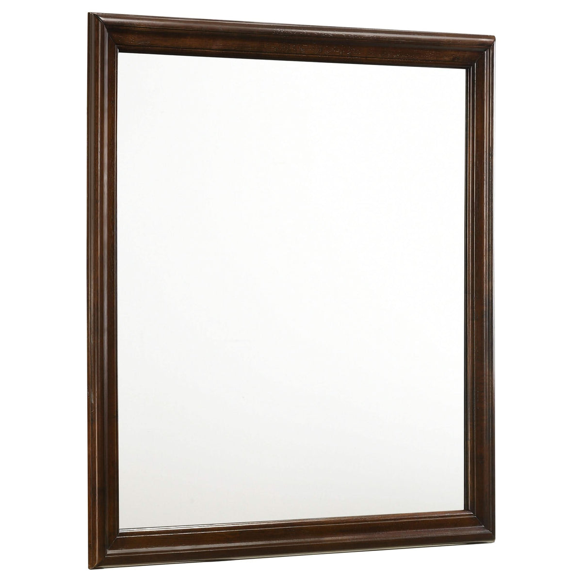 Juego de dormitorio Louis Philippe de 4 piezas con dos camas individuales en color capuchino