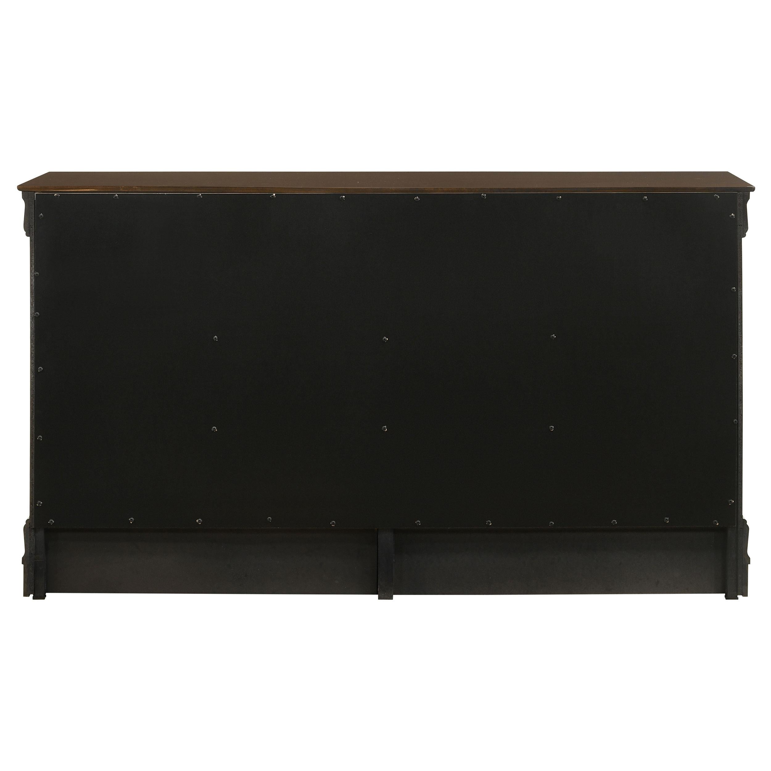 Louis Philippe 6-drawer Dresser Cappuccino