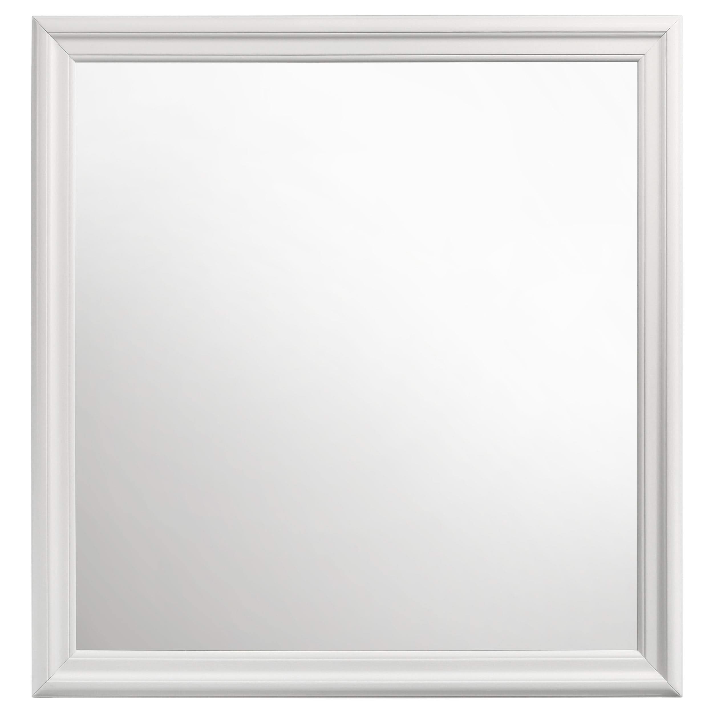 Juego de dormitorio Louis Philippe de 4 piezas en color blanco con cama tamaño king