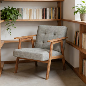 Accent Chair (Light Gray)
