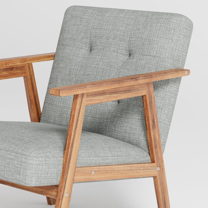 Accent Chair (Light Gray)
