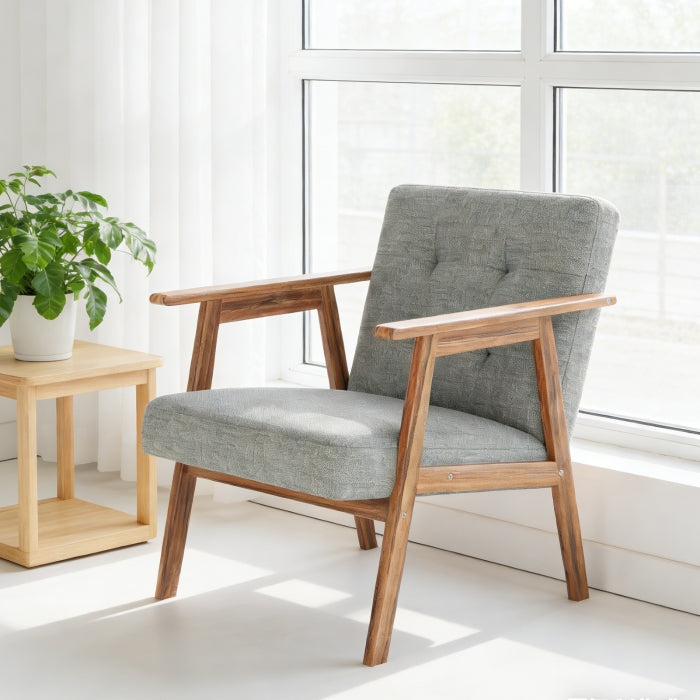 Accent Chair (Light Gray)
