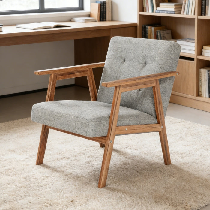 Accent Chair (Light Gray)