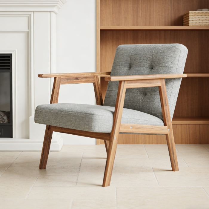 Accent Chair (Light Gray)
