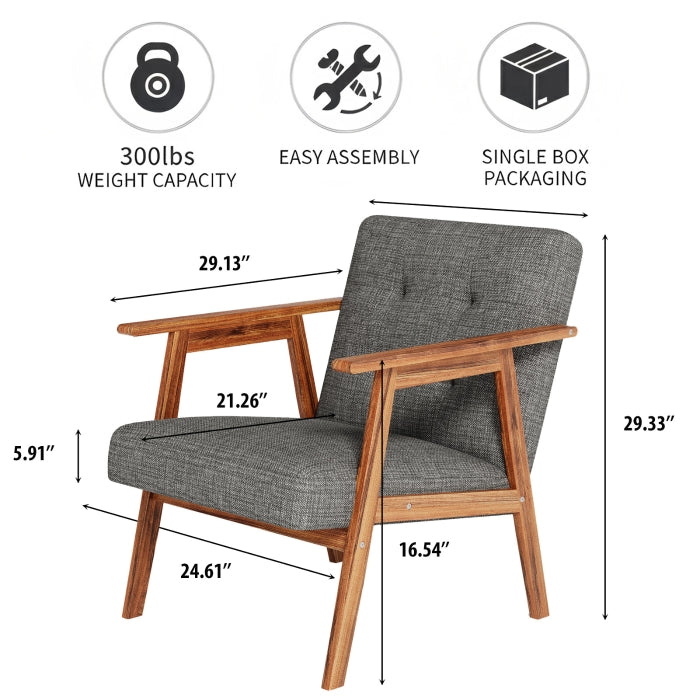 Accent Chair (Gray)