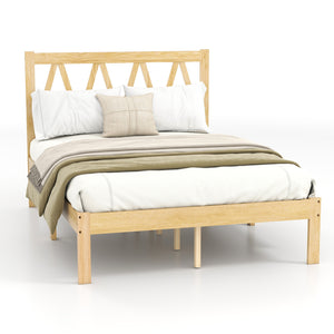 Full Wooden Bed
