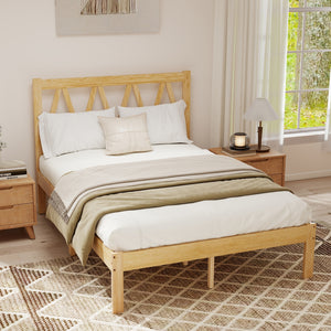 Full Wooden Bed