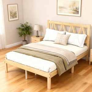 Full Wooden Bed