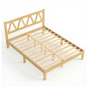 Full Wooden Bed