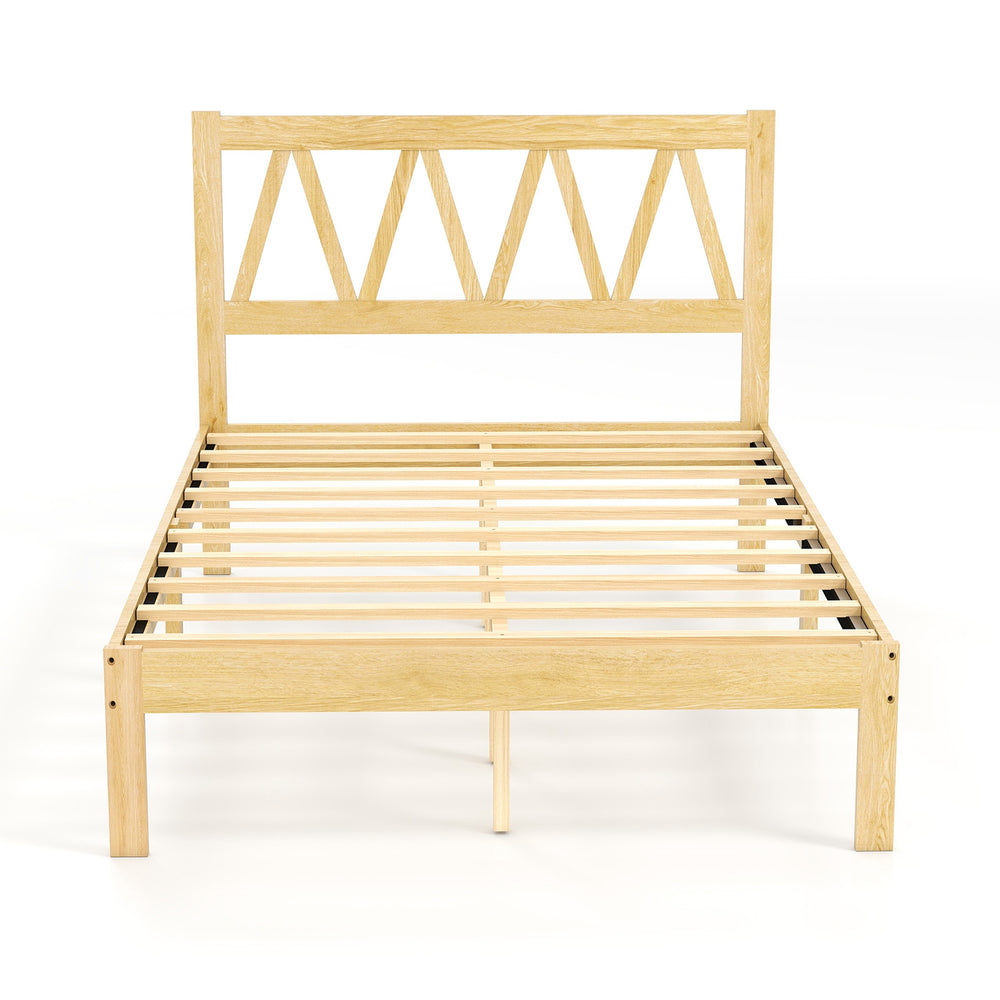 Full Wooden Bed