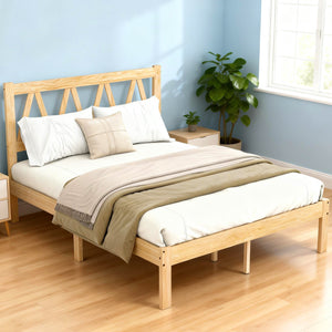 Full Wooden Bed
