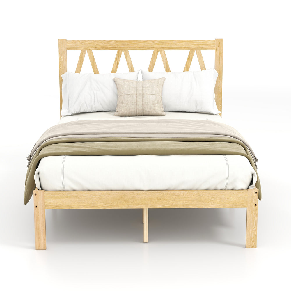 Full Wooden Bed