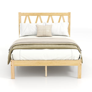 Full Wooden Bed