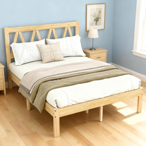 Full Wooden Bed
