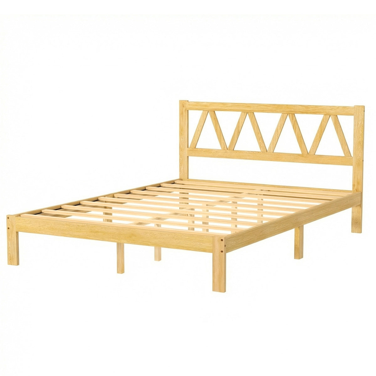 Full Wooden Bed