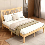 Full Wooden Bed