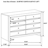 Briana 4-piece California King Bedroom Set Black