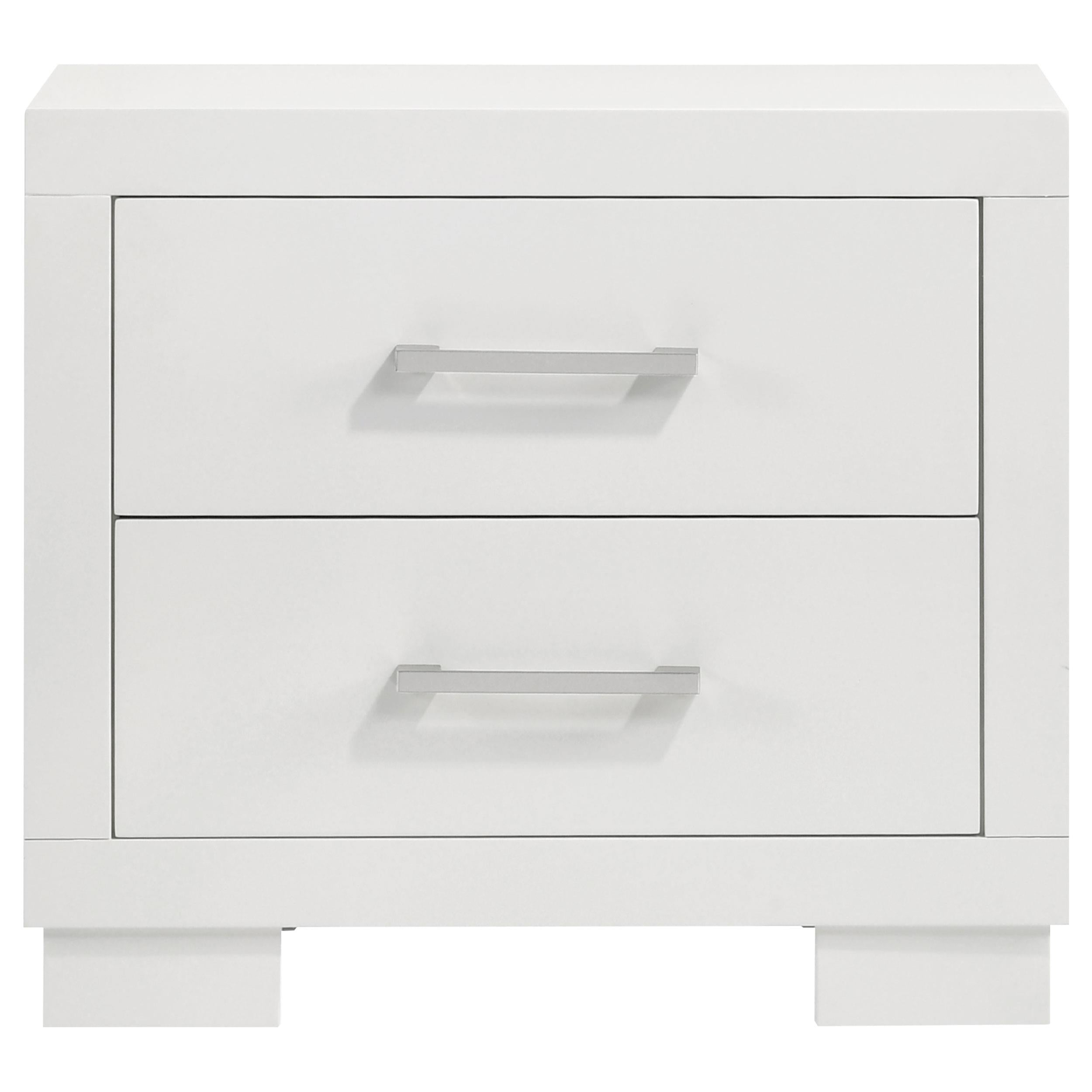 Jessica 4-piece Queen LED Bedroom Set Snow White