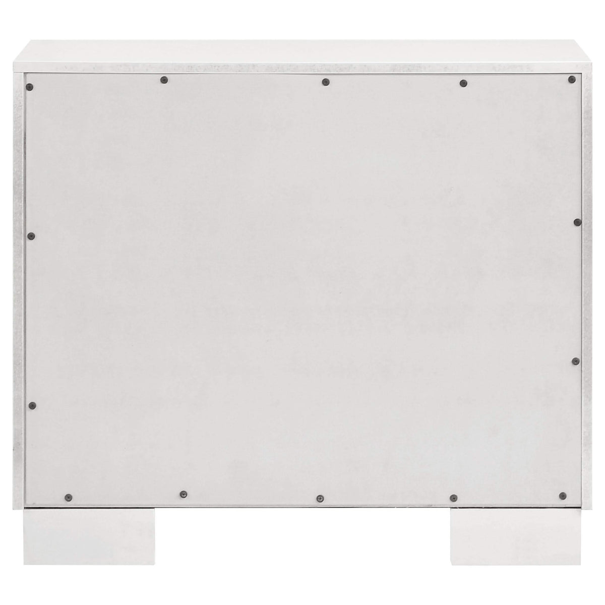 Jessica 2-drawer Nightstand Snow White