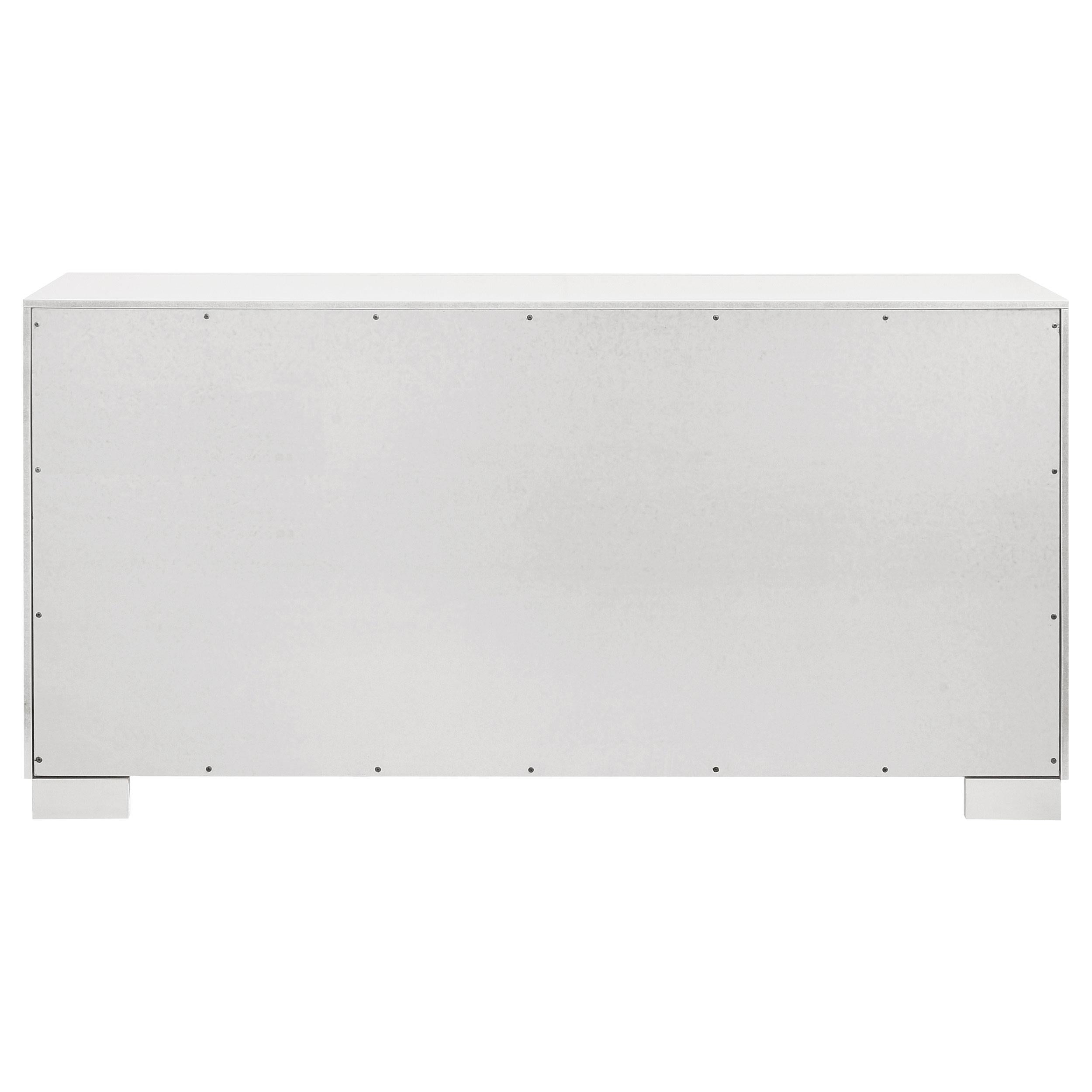 Jessica 6-drawer Dresser Snow White