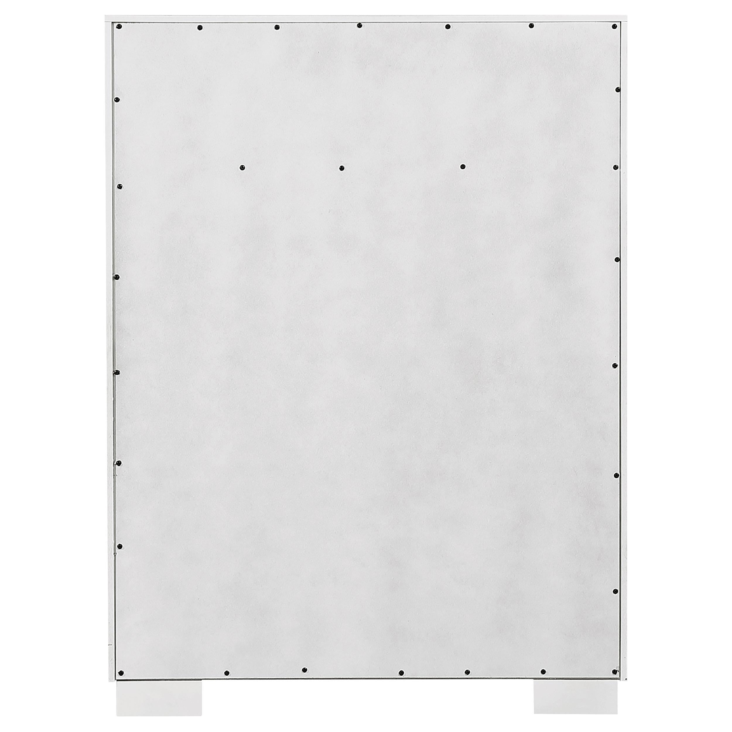 Jessica 5-drawer Bedroom Chest Snow White