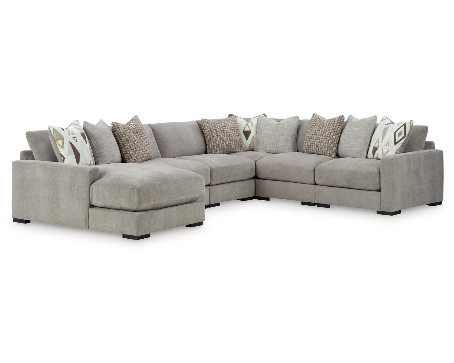 Aslan Court 6-Piece Sectional with Chaise