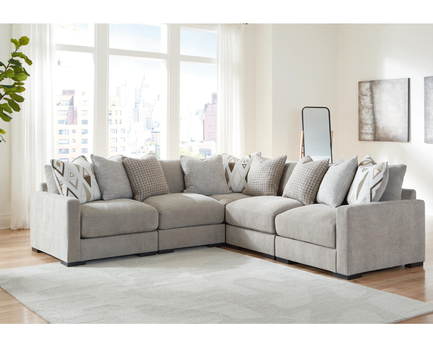 Aslan Court 5-Piece Sectional