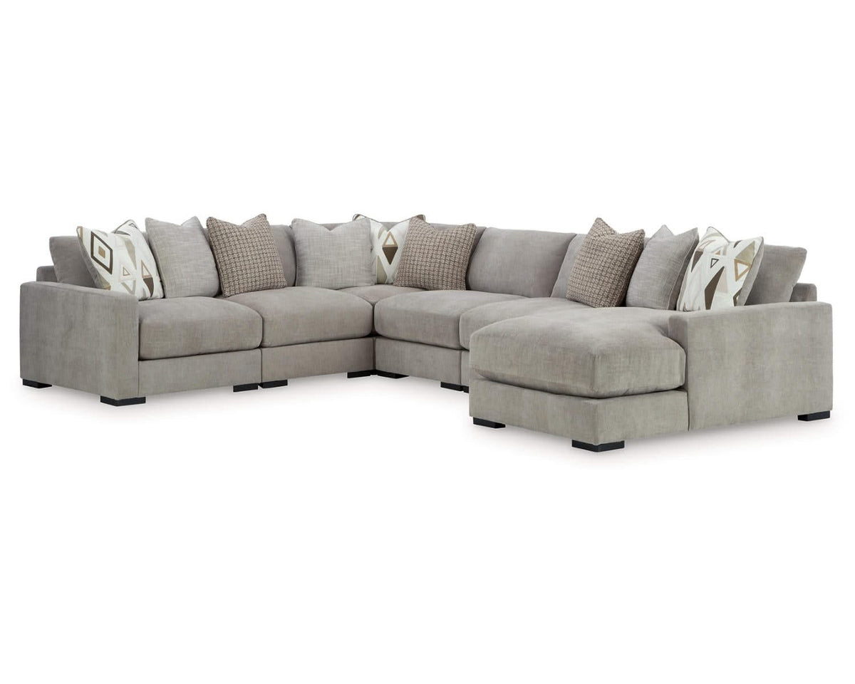 Aslan Court 6-Piece Sectional with Chaise