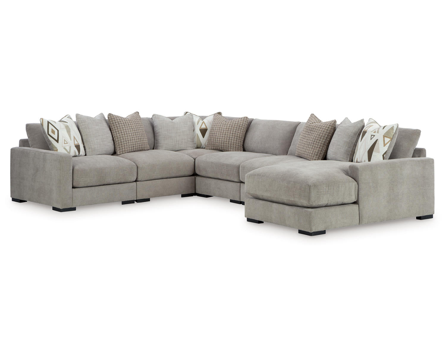 Aslan Court 6-Piece Sectional with Chaise