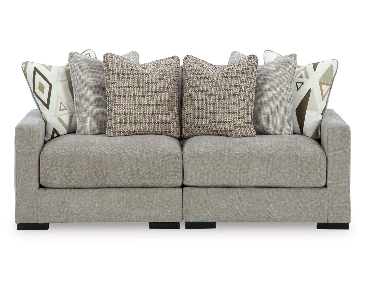 Aslan Court 2-Piece Loveseat Sectional