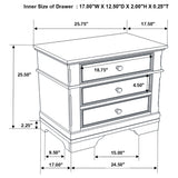 Juego de dormitorio Cambridge Queen de 4 piezas Cappuccino