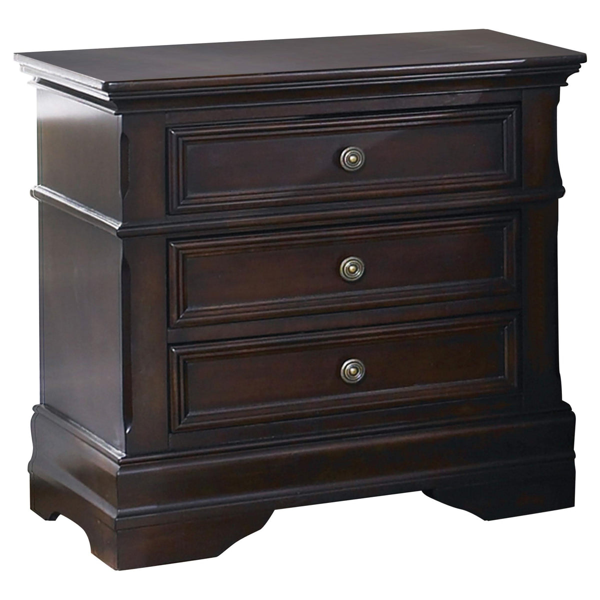 Juego de dormitorio Cambridge Queen de 5 piezas Cappuccino