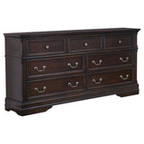 Juego de dormitorio Cambridge Queen de 5 piezas Cappuccino