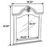 Juego de dormitorio Cambridge Queen de 5 piezas Cappuccino