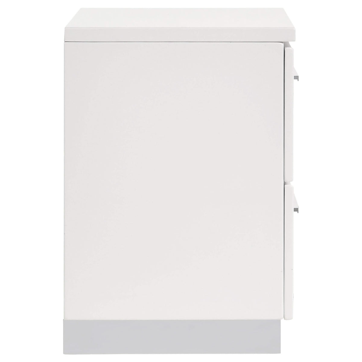 Felicity 2-drawer Nightstand White High Gloss