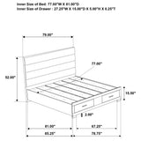 Felicity Eastern King Storage Bed White High Gloss