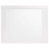 Juego de dormitorio Felicity de 5 piezas con plataforma Queen, color blanco