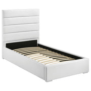 Felicity 53-inch Upholstered Twin Platform Bed White