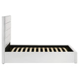 Cama individual tapizada Felicity de 53 pulgadas, color blanco