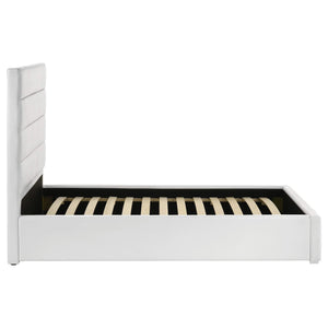 Cama individual tapizada Felicity de 53 pulgadas, color blanco