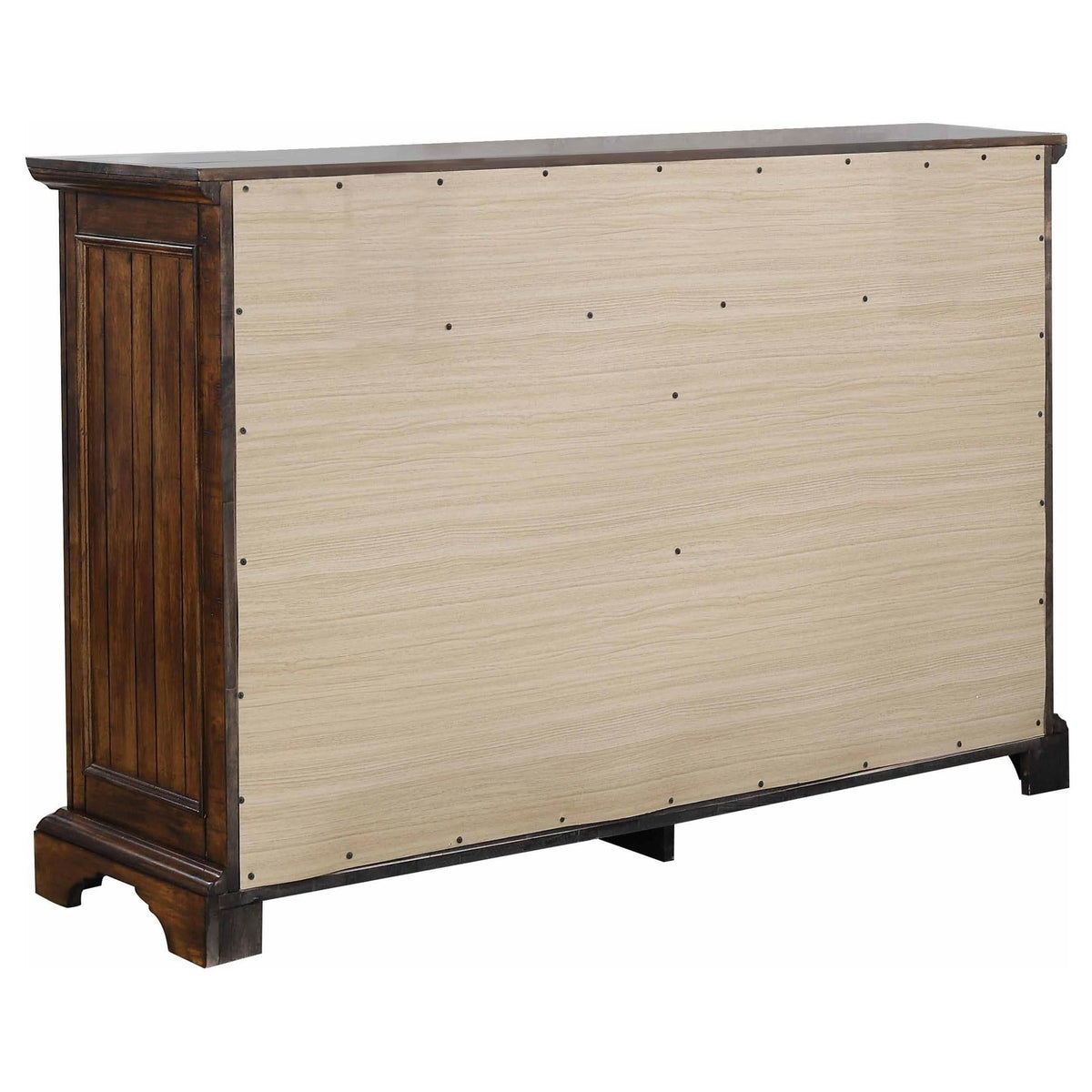 Juego de dormitorio Elk Grove de 4 piezas Eastern King, estilo vintage Bourbon