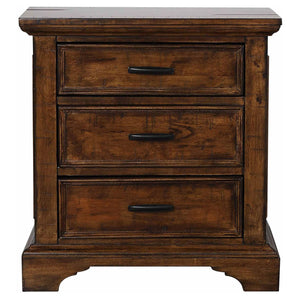 Juego de dormitorio California King de 4 piezas Elk Grove Bourbon
