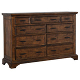 Juego de dormitorio California King de 4 piezas Elk Grove Bourbon